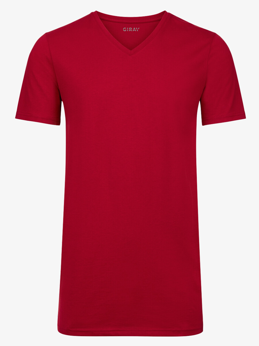 Carrière lading Nadenkend New York T-shirt Scooter Rood kopen? - Extra lang | Girav