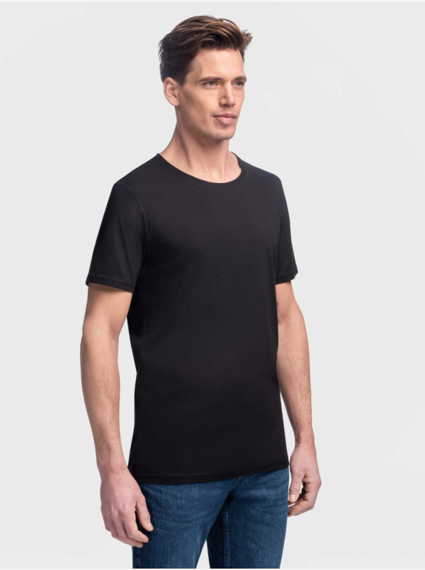 Harmonisch huid stroomkring 2-pack Jakarta T-shirts Zwart - Voor lange heren - Girav