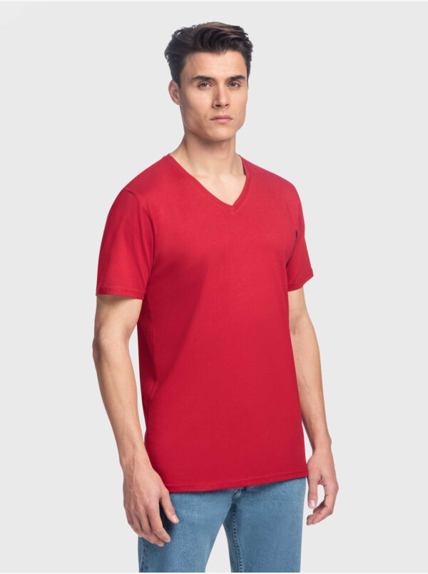 Wennen aan Oprichter louter Rood T-shirt voor heren - Extra lang - Girav