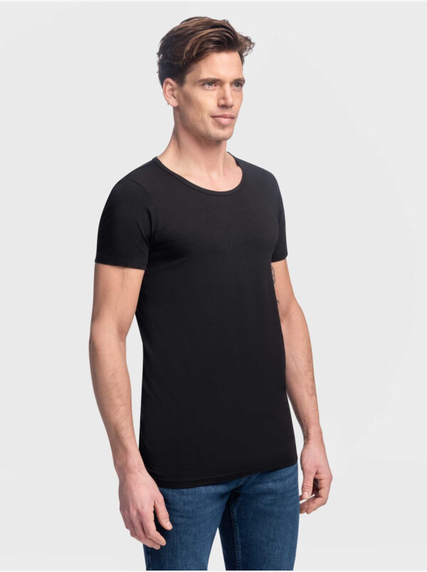 Harmonisch huid stroomkring 2-pack Jakarta T-shirts Zwart - Voor lange heren - Girav