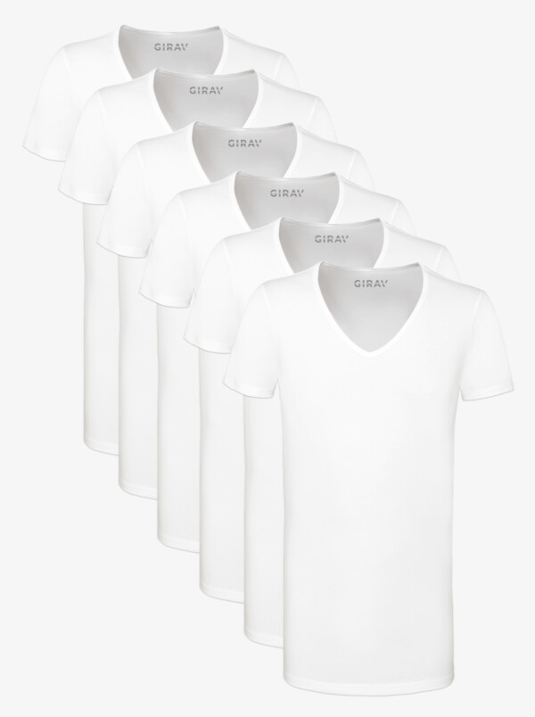 Melbourne T-shirts (6-pack) - lange heren - Girav